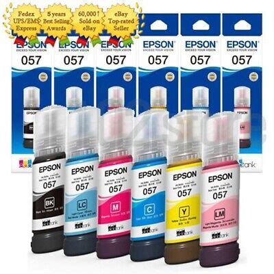 Epson Ink Bottle Color Pack Set For L L Printer Ebay