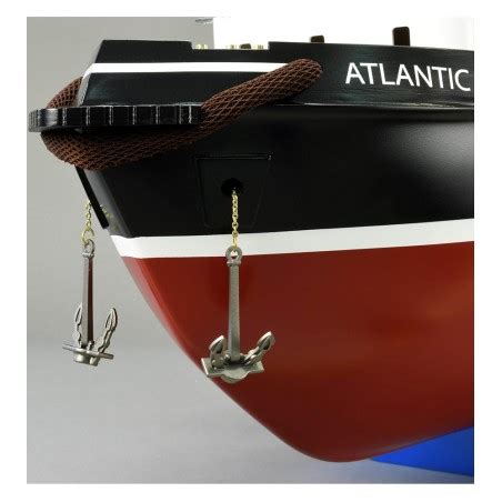 Maqueta Barco Navegable En Madera Y ABS Remolcador Atlantic