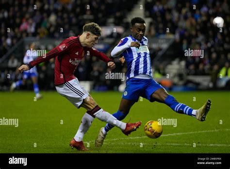 Wigan UK 08th Jan 2024 Alejandro Garnacho Of Manchester United