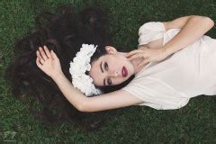 Обои blonde blue eyes bokeh depth of field girl hat model 54836