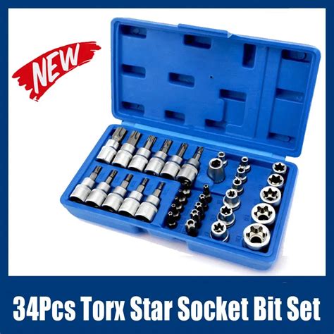 Professional Pcs Torx Bit Socket E Torx Star Socket Set