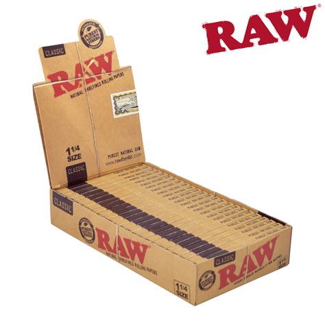 Raw Classic 1 1 4 Size Rolling Papers Rolling Ace