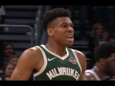 Giannis Antetokounmpo Highlights Vs Sixers Rs G Pts Rebs