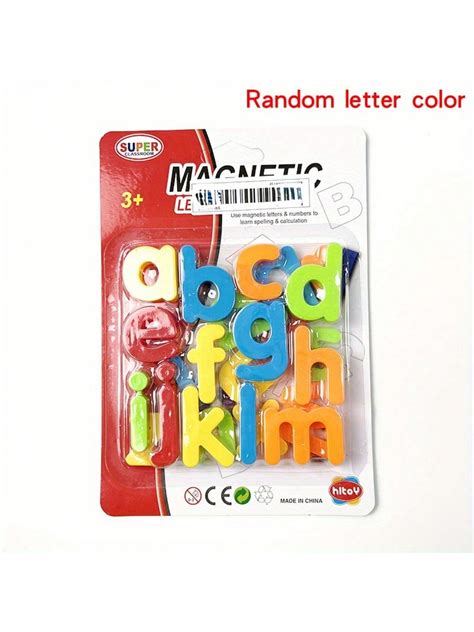 1pc Educational Magnetic Letters And Numbers For Kids - Plastic ...