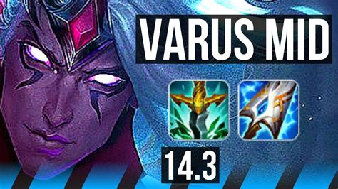 VARUS Vs YONE MID Rank 1 Varus 13 1 10 6 Solo Kills Legendary