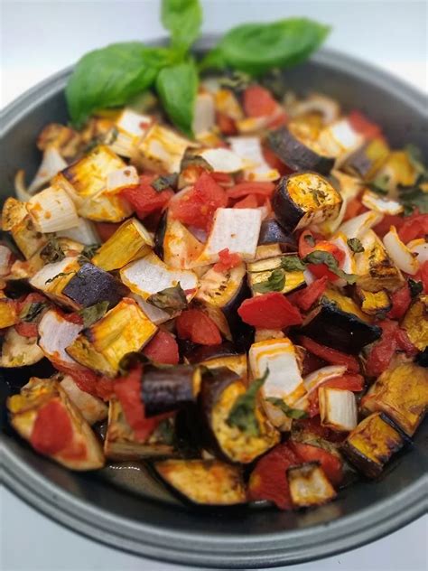 Healthy Roasted Eggplant With Tomatoes Invent Your Recipe