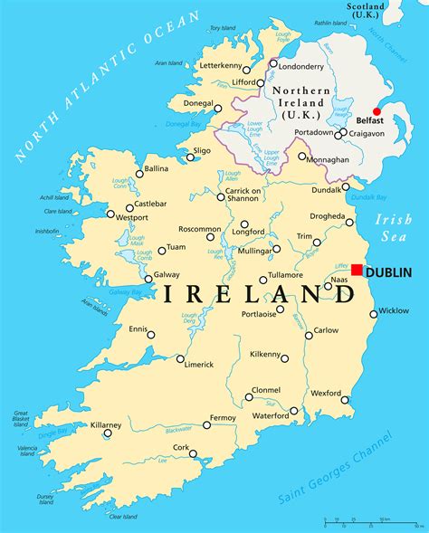 Human Geography Of Ireland | Ireland Geography Map – KIRC
