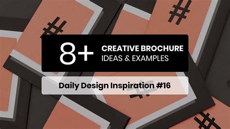 8+ Creative Brochure Design Ideas & Examples - Daily Design Inspiration ...