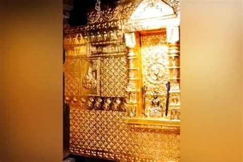 Kedarnath Dhams Sanctum Sanctorum Decorated With 550 Gold Layers