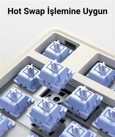 Aula Au Modlu Rgb Hot Swap Mekanik Tkl Seiya Switch Kablosuz