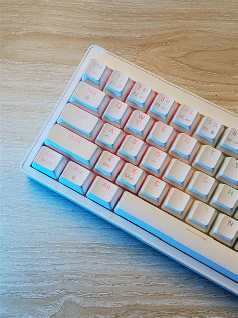 Zifriend ZA63 Hot Swappable Wired Rgb Mechanical Keyboard Tnt Yellow Switch Linear Wired