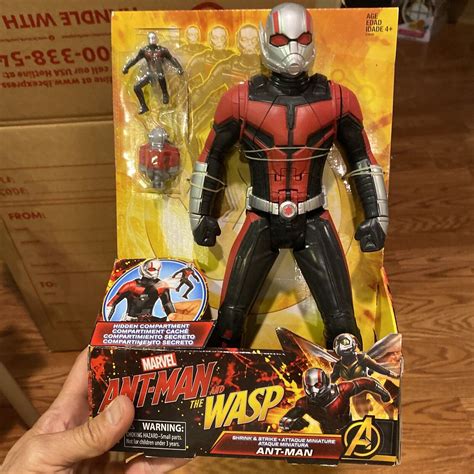 Marvel Ant Man And The Wasp Shrink And Strike Ant Man Action Figure E0848 630509620340 Ebay