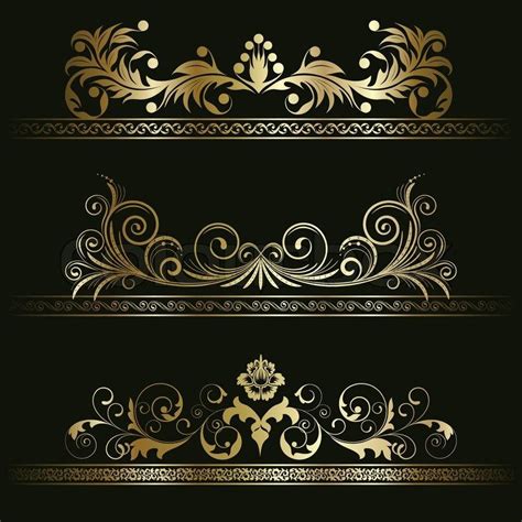 Royal Black Golden Backgrounds Vector Royal Black Golden Golden