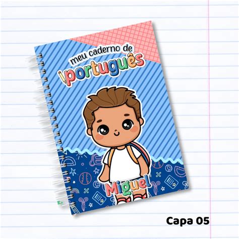 Caderno Personalizado Menino