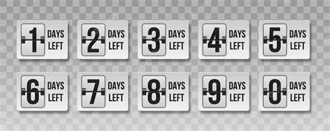 Premium Vector Countdown Left Days Count Time Sale