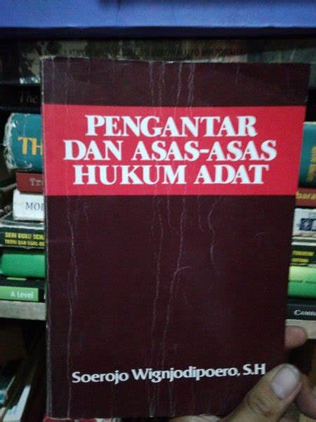 Jual Buku Pengantar Dan Asas Asas Hukum Adat Karya Soerojo