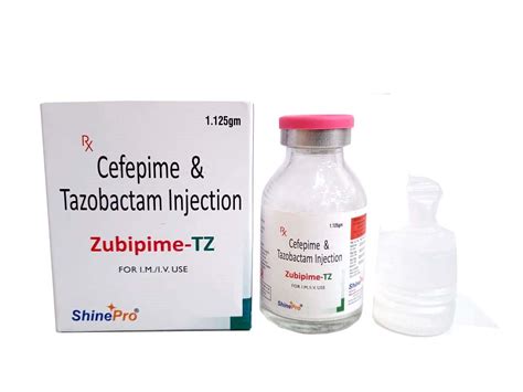 Cefepime And Tazobactam Injection Shinepro Lifesciences Pvt Ltd