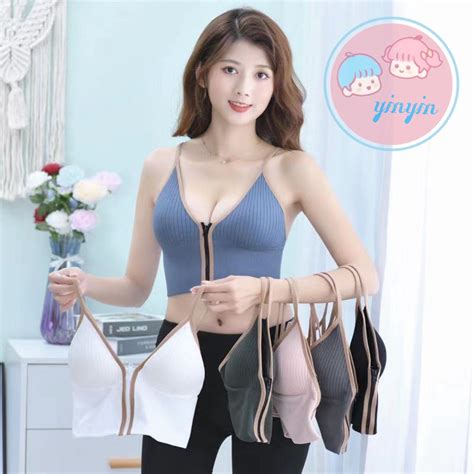 COD Triangle Cup Bra Sexy Lingerie Deep V Chest Wrap Brallete With Wipper Urstore Shopee