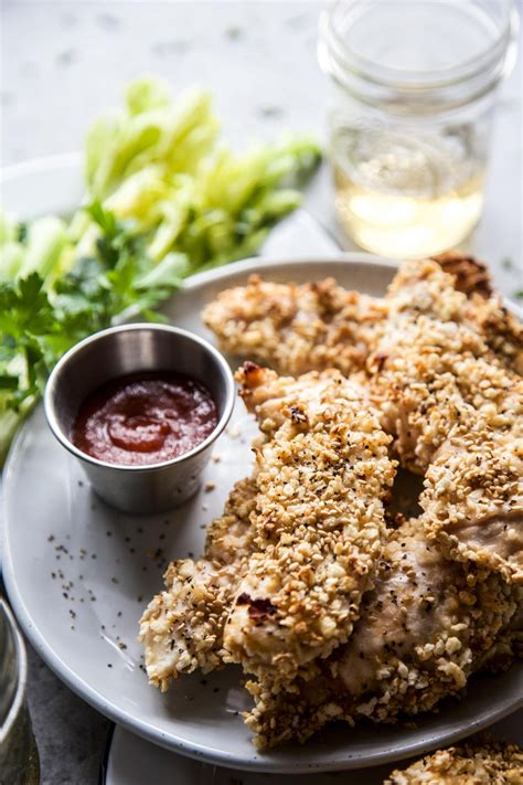 Korean BBQ Baked Chicken Fingers