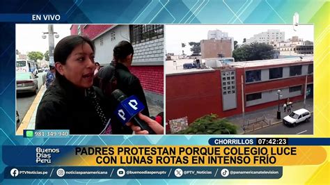 ¡salud De Escolares En Peligro Colegio Opera Con Ventanas Y Vidrios