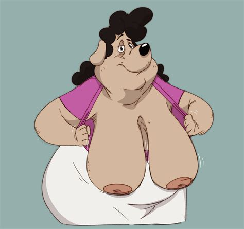 Rule Anthro Big Breasts Black Hair Bottomwear Breasts Canid Canine