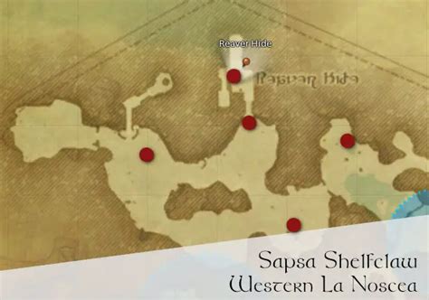 Sapsa Shelfclaw Location Ffxiv Ff Hunting Log