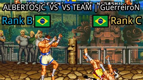 Real Bout Fatal Fury ALBERTOSJC BR Rank B Vs VS TEAM GuerreiroN