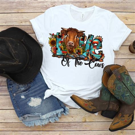 Cow Shirt Love Cow Shirt Cow Print Shirt Cowhide Shirt Cow Sweatshirt Farm Shirt Country