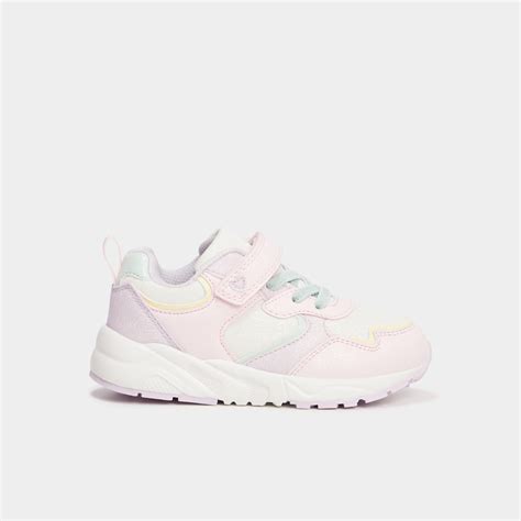 Baskets Running Scratchs Et Paillettes Rose Fille La Halle