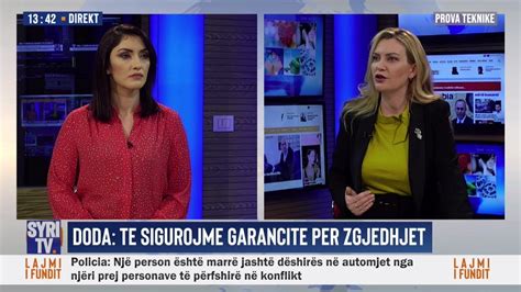 Intervista Syri TV Melisa Doda Reforma Zgjedhore Dhe Funksioni I