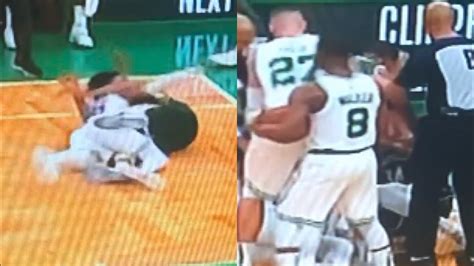 MARCUS SMART AND GIANNIS ANTETOKOUNMPO BRAWL Must See YouTube