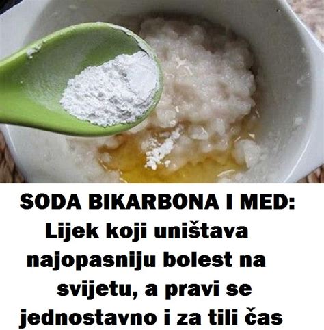 Neobi Na Kombinacija Za Zdravlje Otkrijte Mo Sode Bikarbone I Meda