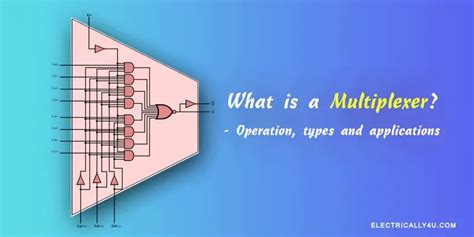 What is a multiplexer? Operation, types and applications