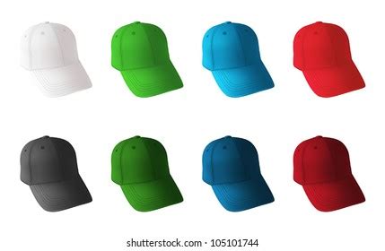 Blank Baseball Hat Template Vector De Stock Libre De Regal As