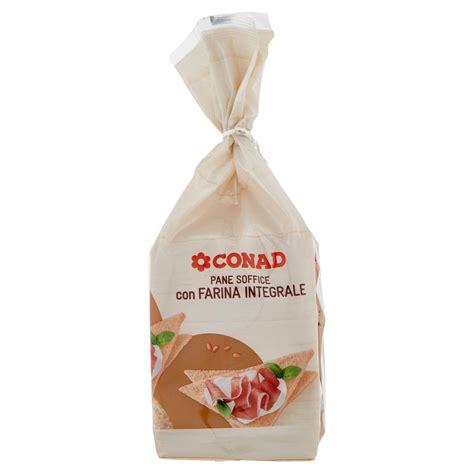 Pane Soffice Con Farina Integrale 400 G Conad Conad