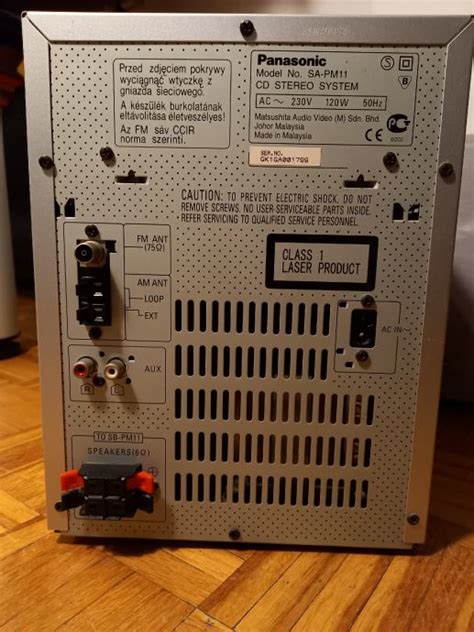 Panasonic SA-PM11