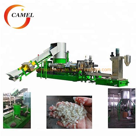 Pe Pp Hdpe Ldpe Plastic Bottle And Drums Scraps Granulating Extruder Pe