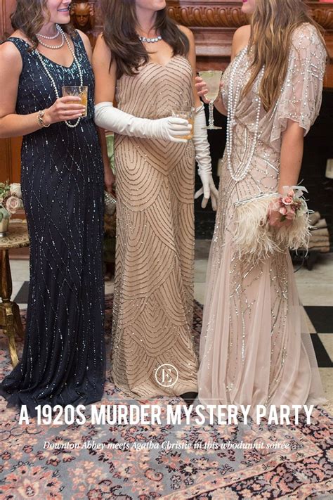 How To Throw A Glam 1920s Murder Mystery Party Costumes Halloween