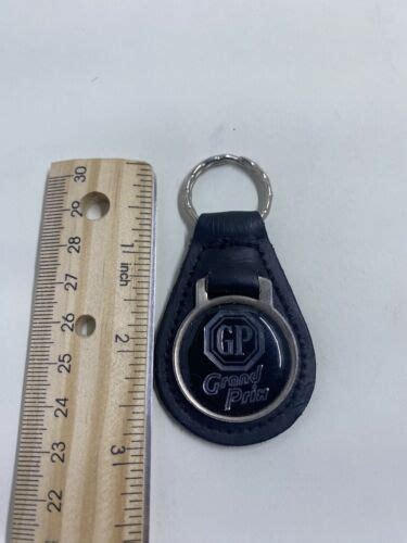 Pontiac Grand Prix Keychain Black Leather Vintage Pontiac Key Chain Ebay