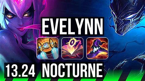 Evelynn Vs Nocturne Jng Legendary Games Na Master