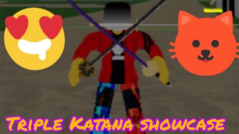 Triple katana showcase (king legacy) - YouTube