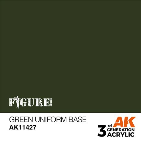 Buy GREEN UNIFORM BASE - FIGURES online for 2,75€ | AK-Interactive