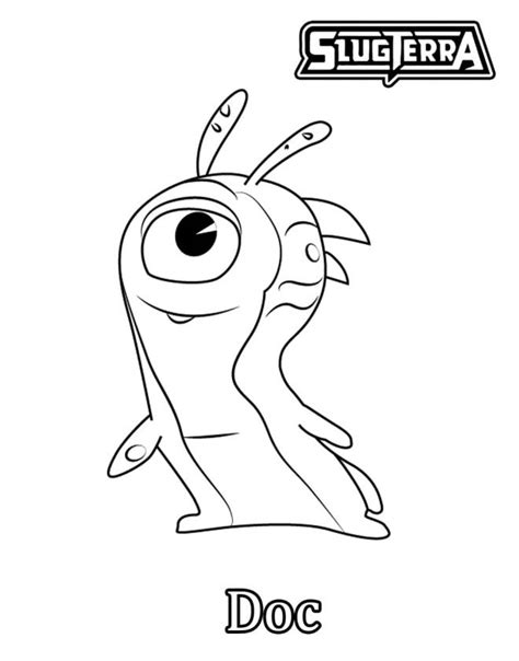 Coloriage Slug Doc Slugterra Dessin Gratuit Imprimer