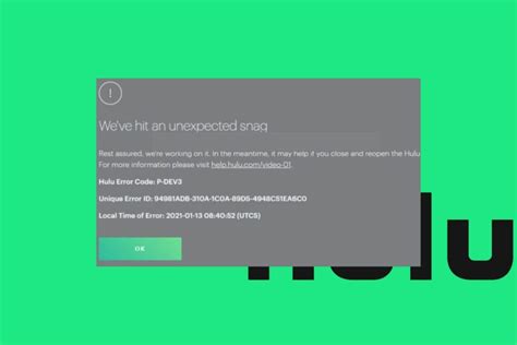 Hulu Error Code P Dev P Dev How To Fix Them