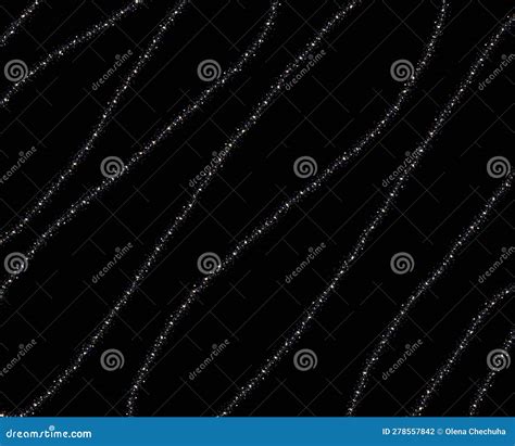 Graceful Curved Lines on a Black Background Stock Illustration ...