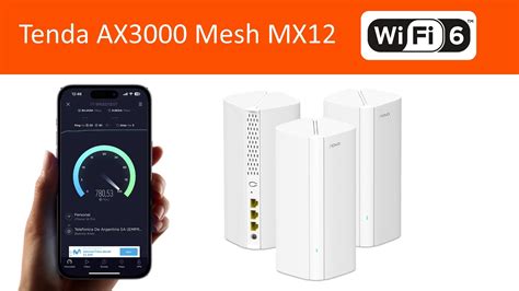 WiFi 6 Tenda MESH MX12 Mejora Tu WiFi YouTube