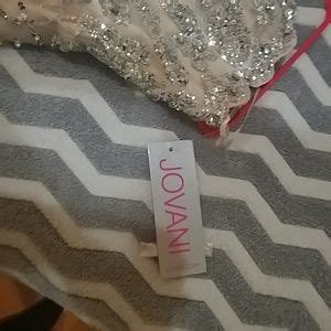 Jovani Dresses New Jovani Nude Beige Sequin Crystal Dress Size Poshmark