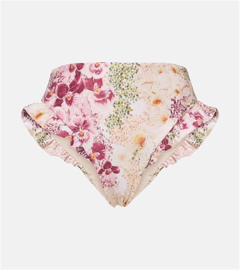 Agua By Agua Bendita Jengibre Bikini Bottoms In Florecer ModeSens