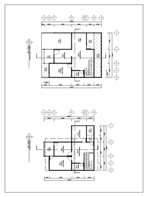 Denah Rumah Tinggal 2 Lantai | PDF