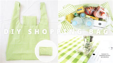 Diy Folding Shopping Bag Pattern Free And How To Make Foldable Pocket